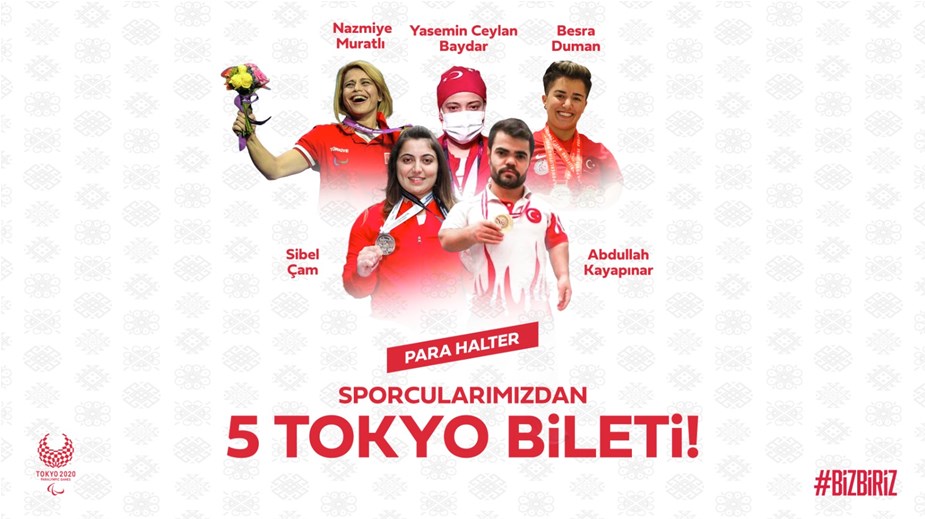 TOKYO 2020 KOTASI ALAN PARALİMPİK SPORCULARA TEBRİK