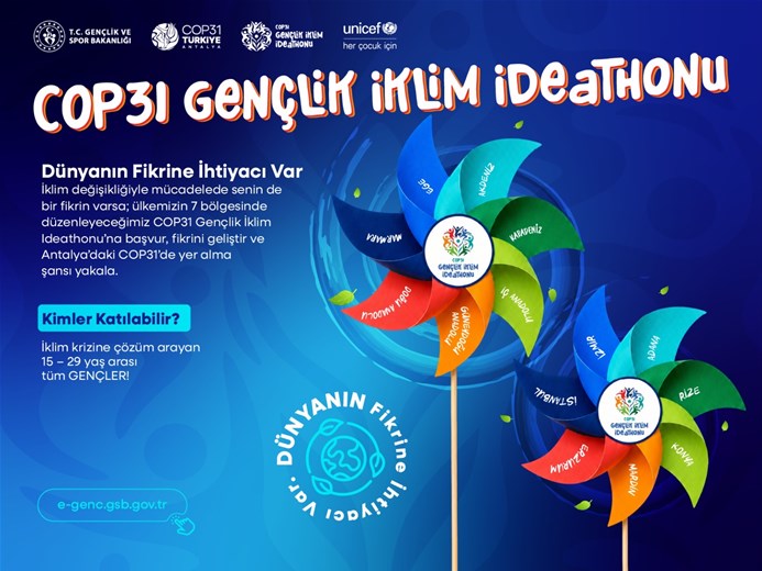 COP31 GENÇLİK İKLİM İDEATHONU BAŞVURULARI BAŞLADI