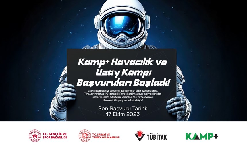 UZAY VE HAVACILIK KONULARINA İLGİ DUYAN GENÇLER KAMPTA BULUŞACAK